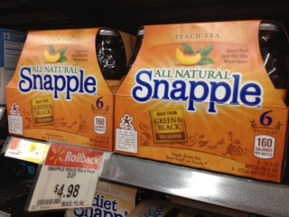 snapple 6-pack