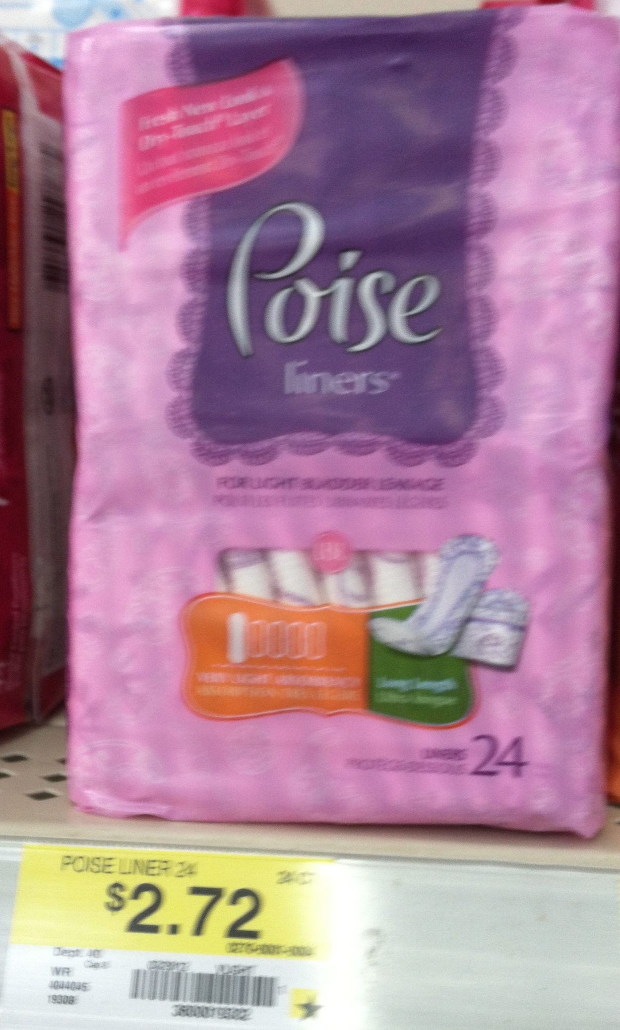 poise-liners-walmart