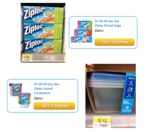 ziploc with coupons at walmart