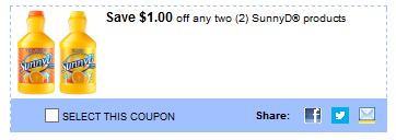 sunny d coupon