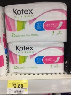 Kotex Natural Pads