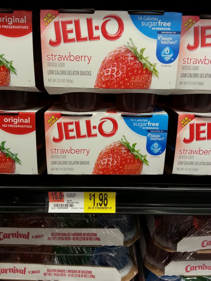 Jello 4pk walmart