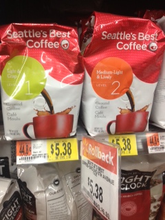 Seattle's Best Coffee Walmart (RollBack)