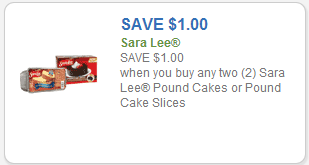 sara lee pound cake coupon