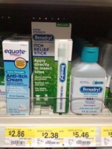 Benadryl Itch Stick at Walmart