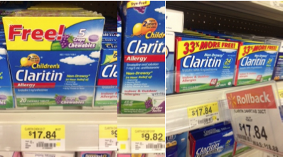 Claritin Coupons at Walmart