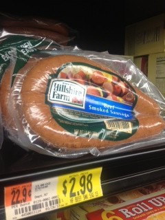 Hillshire Farms Sausage at Walmart