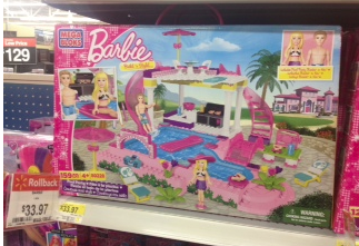 Barbie Mega Bloks at Walmart