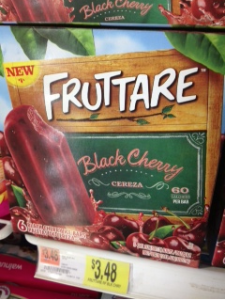 Frutare Bars at Walmart