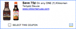 Teriyaki Coupon