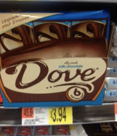 Dove Chocolate bars Walmart