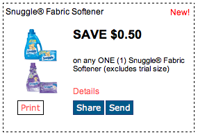 Snuggle Coupon