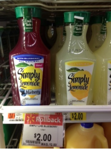 Simply Lemonade Walmart