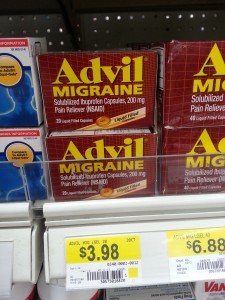 Advil Migraine 20ct IHTM Walmart 