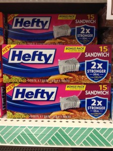 Hefty Slider bags Dollar Tree