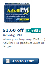 advil pm coupon