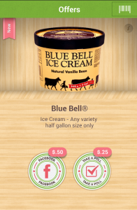 blue bell ibotta