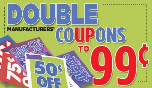 doubling coupons at Walmart