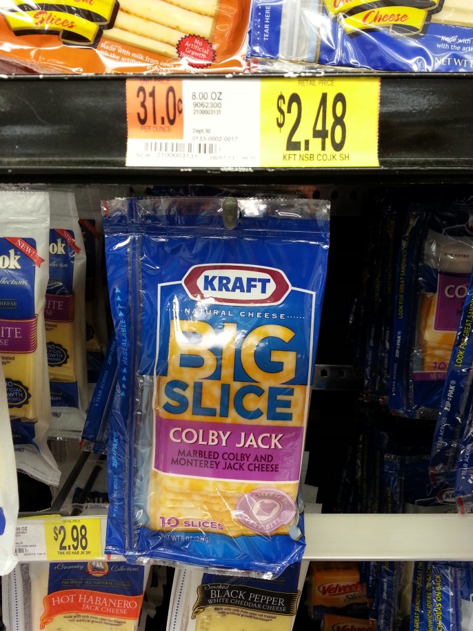 Kraft Natural Cheese Slices IHTM Walmart