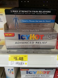 Icy Hot advanced cream IHTM Walmart 