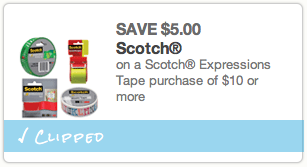 $5.00 Scotch Expressions Coupon