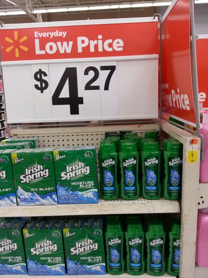 Irish Spring IHTM Walmart 