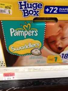 Pampers clearance