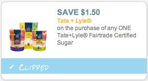 Fairtrade Sugar Coupon