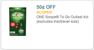 Scope Mouthwash Coupon