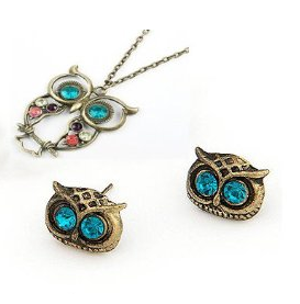 Owl Necklace and Pendant