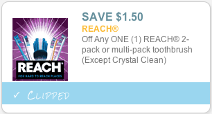 reach toothbrush coupon