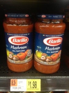 barilla sauce walmart