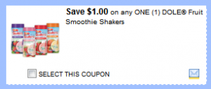 coupon dole shaker