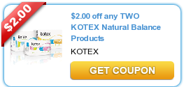 coupon kotex natural