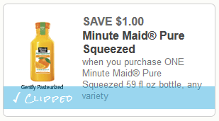 minute maid juice coupon