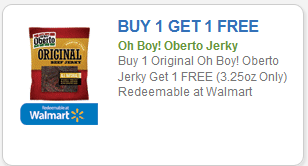 oberto jerky Coupon 