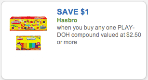 Play-Doh Coupon