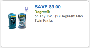 Degree Deodorant Coupon