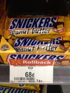 Snickers PB Walmart