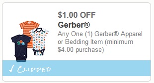 gerber baby clothes coupon