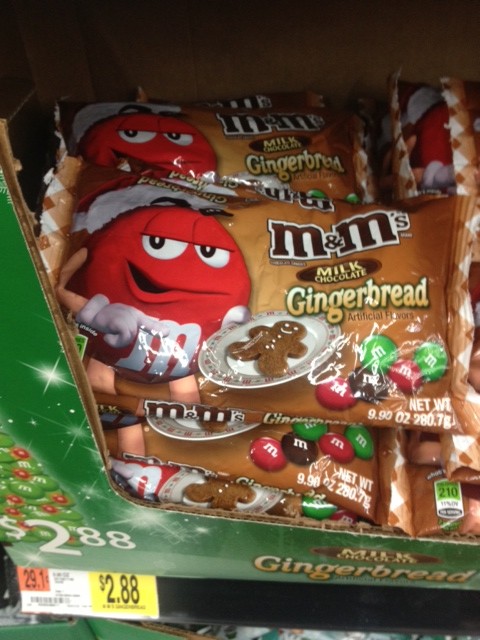 Gingerbread M&Ms Walmart