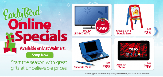 Walmart Online Specials