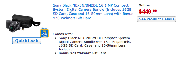 Sony NEX Bundle