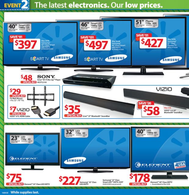 Walmart Black Friday Ad Page 16