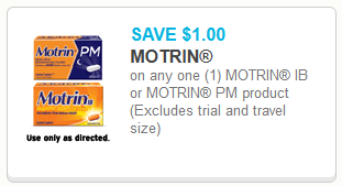 motrin coupon