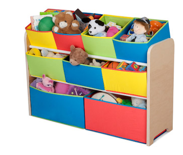 Delta Multi-Color Deluxe Toy Organizer with Bins