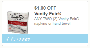 Vanity fair coupon