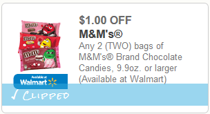 M&M coupon