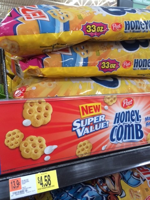 Post Honeycomb Cereal Bag Walmart