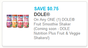 dole fruit smoothie coupon